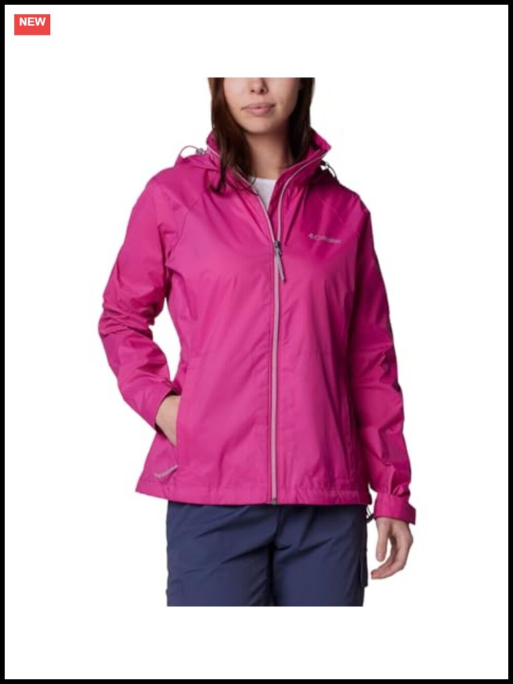 Columbia Women's Switchback IV Rain Jacket, Packable, Water Repellent, Long